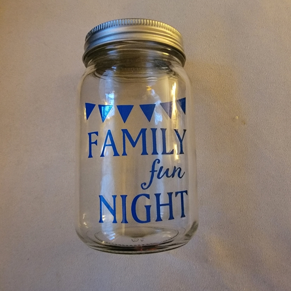 Family Fun Night Savings Jar